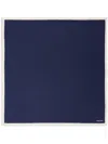 Tom Ford Contrasting Border Scarf In 蓝色
