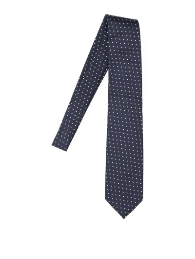 Tom Ford Silk Tie In Blue