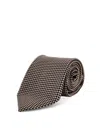 Tom Ford Patterned Silk Tie In Multi