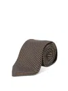 Tom Ford Patterned Silk Tie In Multi