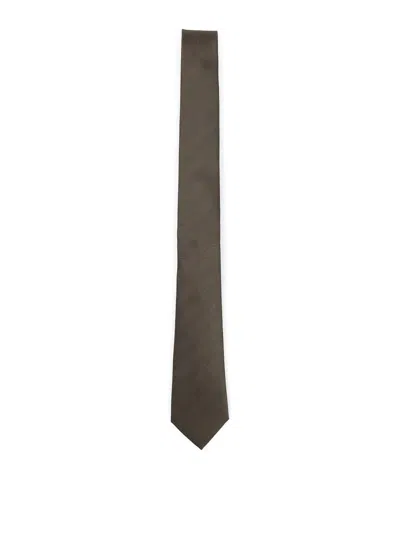 Tom Ford Mulberry Silk Tie In Brown