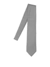 Tom Ford Textured Houndstooth Tie In Grey And Black In Black