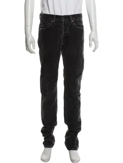 Pre-owned Tom Ford Corduroy Pants In Black/blue