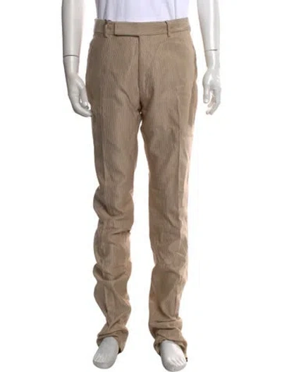 Pre-owned Tom Ford Corduroy Pants In Neutral