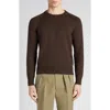 Tom Ford Crew Neck Sweater Long Sleeves In Brown