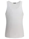 Tom Ford Sleeveless Crewneck T-shirt In White