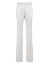 Tom Ford Tailored Trousers With Front Crease And Pockets In White