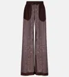 Tom Ford Cotton And Silk Palazzo Pants