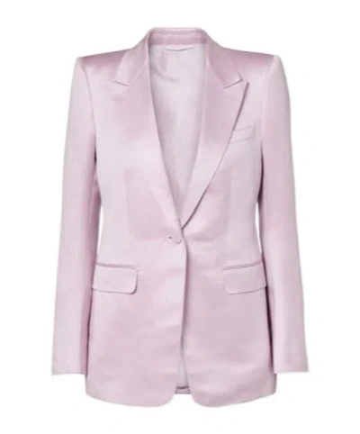 Tom Ford Cotton And Silk-blend Duchesse-satin Blazer In Purple