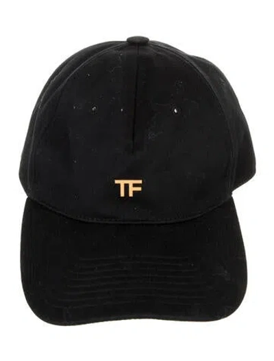 Pre-owned Tom Ford Cotton Baseball Cap In Black
