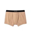 Tom Ford Cotton Blend Boxer Briefs In Nude