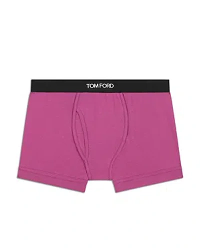 Tom Ford Cotton Blend Boxer Briefs In Pink