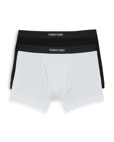 TOM FORD COTTON BLEND BOXER BRIEFS, SET OF 2