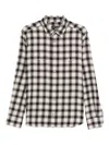 Tom Ford Men's Small Buffalo Plaid Slim Fit Western Shirt In Multi