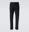 Tom Ford Tailored Wool And Mohair Trousers In Blue