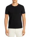 Tom Ford Black Stretch Cotton V-neck T-shirt In Black