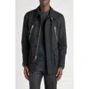 Tom Ford Cotton Blend Field Jacket In Black