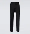 Tom Ford Cotton-blend Moleskin Chinos In Lb999 Black
