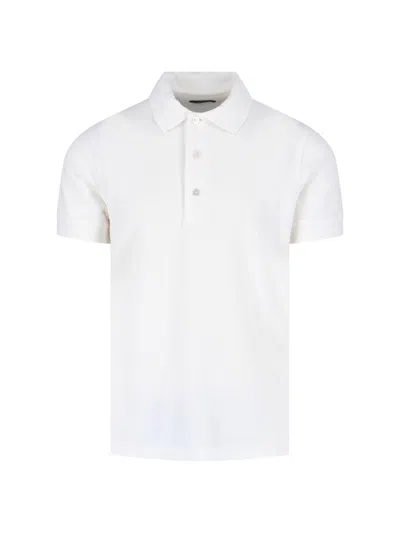 Tom Ford Cotton Blend Polo In White