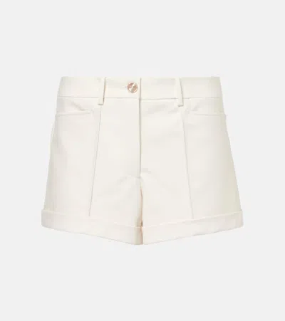 Tom Ford Cotton-blend Shorts In White