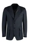 TOM FORD TOM FORD COTTON BLEND SINGLE-BREAST JACKET