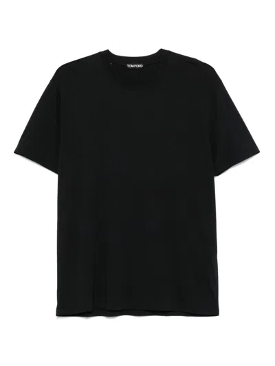Tom Ford Cotton Blend T-shirt In Black