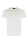 Tom Ford Pink Cotton Blend T-shirt In White