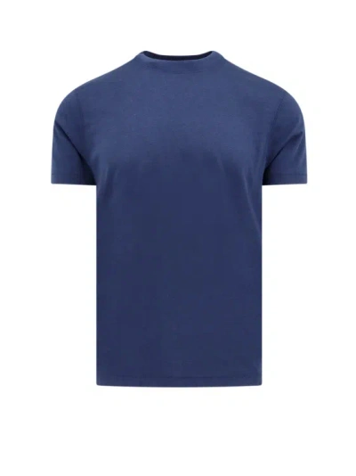 Tom Ford Cotton Blend T-shirt In Blue