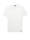 Tom Ford Round-neck Short-sleeve T-shirt In White