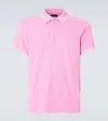 Tom Ford Classic Piquet Polo With Three-button Placket In Quartz Pink