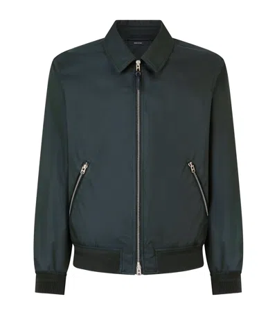 Tom Ford Cotton-blend Twill Blouson Jacket In Green