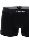 TOM FORD COTTON BOXER BRIEFS WITH LOGO BAND