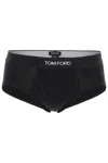 Tom Ford Cotton Briefs With Elastic Band In Black