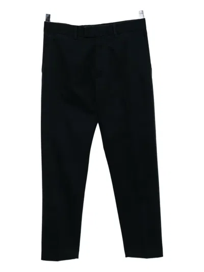 Tom Ford Japanese Brushed Cotton Chinos In Blue