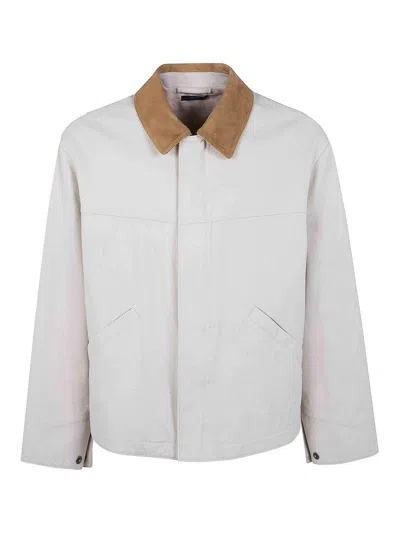 Tom Ford Cotton Canvas Wr Workwear Jacket Clothing In White