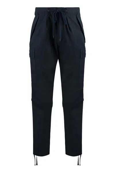 Tom Ford Cotton Cargo-trousers In Blue