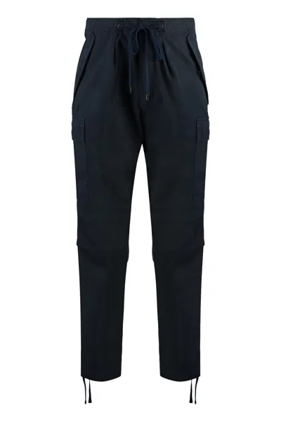 Tom Ford Cotton Cargo-trousers In Ink