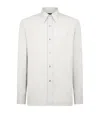 Tom Ford Cotton-cashmere Shirt In Gray