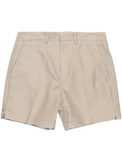 Tom Ford Cotton Chino Shorts In Neutrals