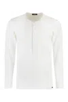 Tom Ford Ribbed Texture Short Sleeves In White