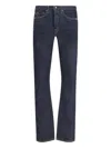 Tom Ford Contrast-stitching Straight-leg Jeans In Black
