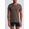 Tom Ford Cotton Jersey Crewneck T-shirt In Brown