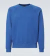 Tom Ford Cotton Jersey Sweatshirt In Blue