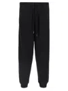 Tom Ford Cotton Drawstring Waist Sweat Joggers In Black