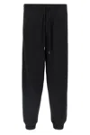 Tom Ford Black Cotton Fleece Sweatpants In Animal Print