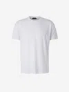 Tom Ford Viscose Coton Jersey Short Sleeve T-shirt In White