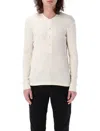 TOM FORD COTTON-MODAL RIBBED HENLEY WITH BUTTONED PLACKET