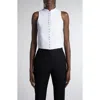 Tom Ford Sleeveless Button Vest In White