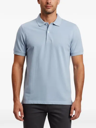 Pre-owned Tom Ford Cotton Piqué Polo Shirt In Blue