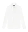 Tom Ford Cotton Plastron-front Evening Shirt In White